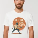 T-shirt Escrime Homme « Je Tire Donc Je Suis » 🗡️
