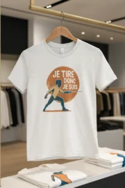 T-shirt Escrime « Je Tire Donc Je Suis » 🗡️