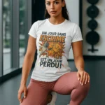 T-shirt Escrime Femme « Un jour sans escrime est un jour perdu »