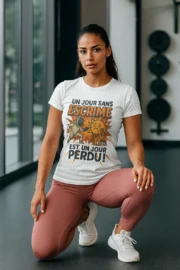 T-shirt Escrime Femme « Un jour sans escrime est un jour perdu »
