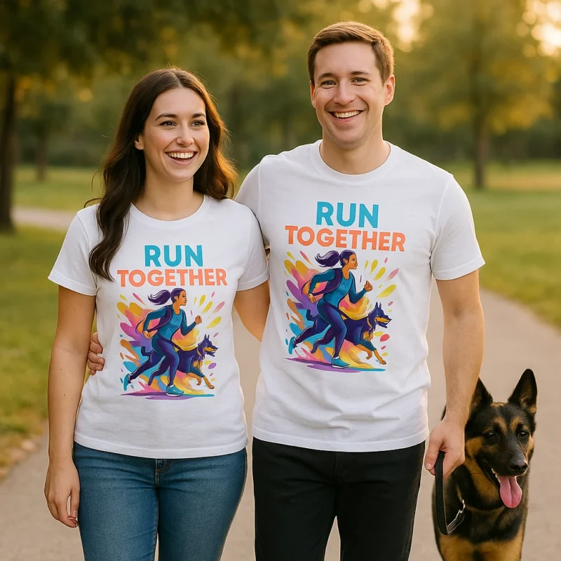 T-shirt Canicross « Run Together »