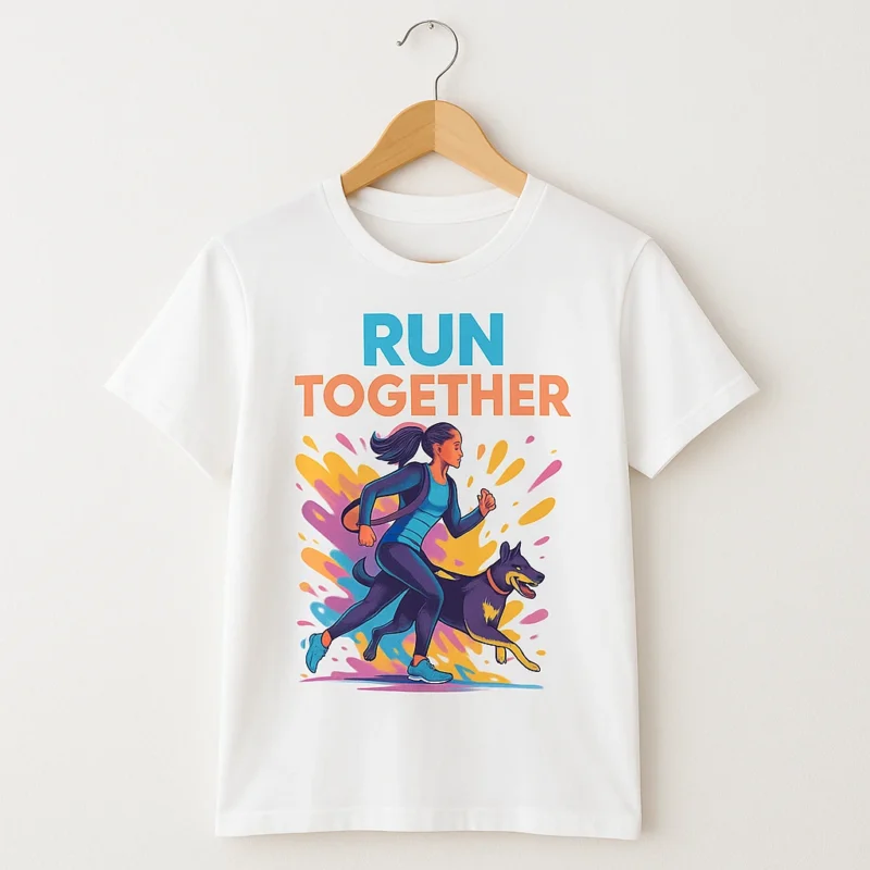 T-shirt Canicross « Run Together »