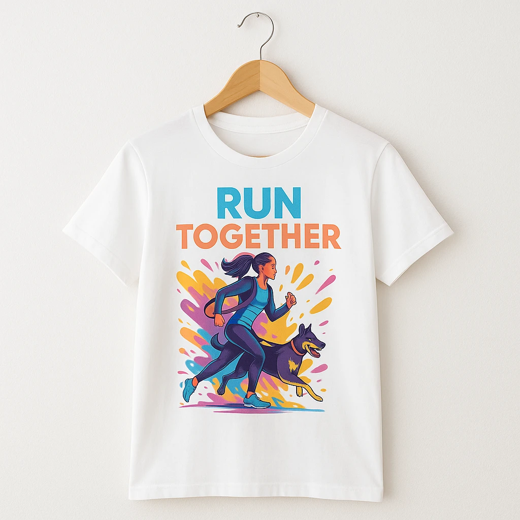 T-shirt Canicross « Run Together »