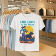 T-shirt Canicross « Cani-Cross to the Moon »