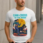 T-shirt Canicross Homme « Cani-Cross to the Moon »