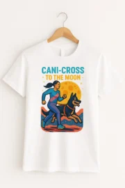 T-shirt Canicross « Cani-Cross to the Moon »