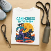 T-shirt Canicross « Cani-Cross to the Moon »