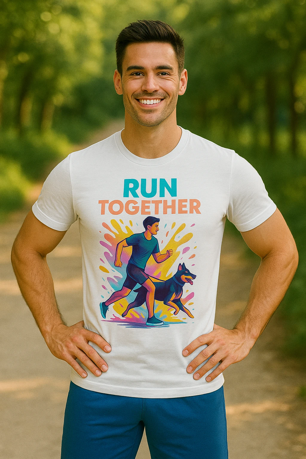 T-shirt Canicross Homme « Run Together »